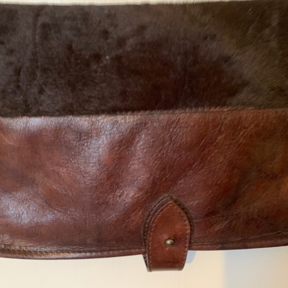COPY - KENZO Brown Leather/Fur bag - Picture 2 of 7